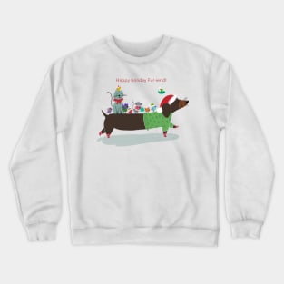 Dachshund xmas Crewneck Sweatshirt